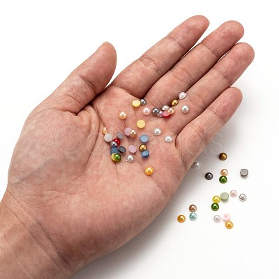 ABS Plastic Cabochons OACR-S012-5mm-M-1