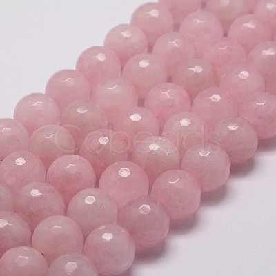 Natural Rose Quartz Beads Strands G-G736-13-6mm-1