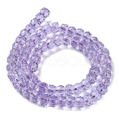 Transparent Glass Beads Strands EGLA-K071-01E-1