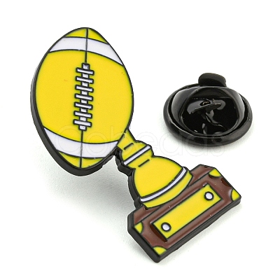 Rugby Theme Enamel Pins JEWB-F028-03-1