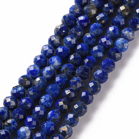 Natural Lapis Lazuli Beads Strands X-G-S362-112B-1
