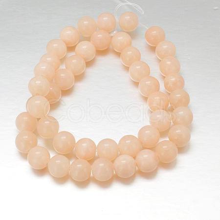 Natural Yellow Jade Beads Strands DJAD-10D-1-3-1
