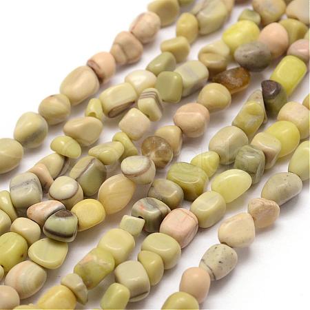 Natural Butter Jade Beads Strands G-F465-50-1