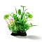 Plastic Artificial Aquatic Plants Decor, for Fish Tank, Aquarium, Green, 75x50x140mm