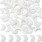 SUNNYCLUE 2 Strands Natural Freshwater Shell Beads Strands, Moon, Seashell Color, 11x8x2~3mm, about 33pcs/strand, 14.92~15.08(37.9~38.3cm)