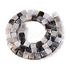 Natural Eagle Eye Stone Beads Strands G-T139-6x6-28A-2