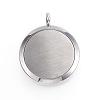 316 Surgical Stainless Steel Diffuser Locket Pendants STAS-H342-11P-4
