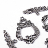 Tibetan Style Flower Toggle Clasps X-TIBE-A15304-AS-NR-2