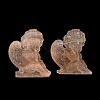 Natural Selenite Carved Angel Figurines G-G130-01B-2