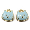 Golden Plated Alloy Charms ENAM-L042-01G-05-2