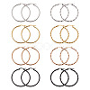 Titanium Steel Hoop Earrings STAS-TA0001-23C-1