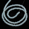 Crystal Glass Rondelle Beads Strands EGLA-F049C-04-3