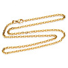 Vacuum Plating 304 Stainless Steel Cable Chain Necklace NJEW-S420-004G-3