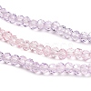 Transparent Painted Glass Beads Strands DGLA-A034-T2mm-A05-4