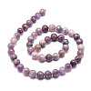 Natural Cherry Blossom Tourmaline Beads Strands G-M392-01B-2