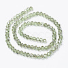 Electroplate Transparent Glass Beads Strands EGLA-A034-T4mm-E10-2