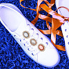  DIY Oval Shoes Buckle Clips Decoration Making Kit FIND-NB0004-22-6