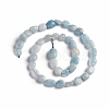 Natural Aquamarine Beads Strands G-D0002-D54-2