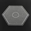 Hexagon ABC Plastic Pegboards used for 5x5mm DIY Fuse Beads DIY-Q009-53-2