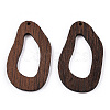 Natural Wenge Wood Big Pendants WOOD-T023-60-2