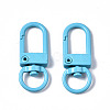 Spray Painted Eco-Friendly Alloy Swivel Snap Hooks Clasps PALLOY-YW0001-26-NR-3