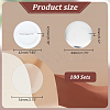 DIY Sublimation Blank Flat Round Brooch Pin Making Kit DIY-WH0430-387A-2