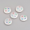 Paint Sprayed Shell Pearl Beads BSHE-I010-10B-1