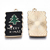 Eco-Friendly Alloy Enamel Pendants X-ENAM-Q437-067-NR-2