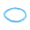 Glass Seed Beads Stretch Bracelets BJEW-JB06291-02-3