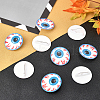 AHADERMAKER 20Pcs Eyeball Acrylic Badges Brooch Pins JEWB-GA0001-05-4