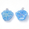 Epoxy Resin Pendants RESI-T044-06-2