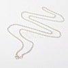 Iron Twisted Chains Necklace Making X-NJEW-JN00687-1