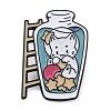 Cat in the Bottle Enamel Pins JEWB-Q033-01C-1