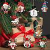 Christmas Theme Wood Pendants PW-WG6500E-01-4