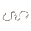 304 Stainless Steel S-Hook Clasp STAS-C085-03I-P-2