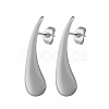 Non-Tarnish 304 Stainless Steel Stud Earrings for Women IL8099-1-1