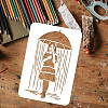Plastic Drawing Painting Stencils Templates DIY-WH0396-622-3