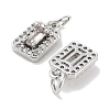 Brass Micro Pave Cubic Zirconia Charms KK-C051-11P-03-2