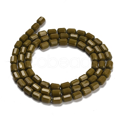 Opaque Glass Beads Strands GLAA-G112-04F-1