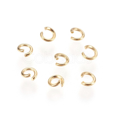 304 Stainless Steel Open Jump Rings STAS-P212-19G-01-1