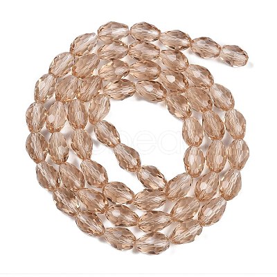 Transparent Glass Beads Strands EGLA-N013-T6mm-D23-1