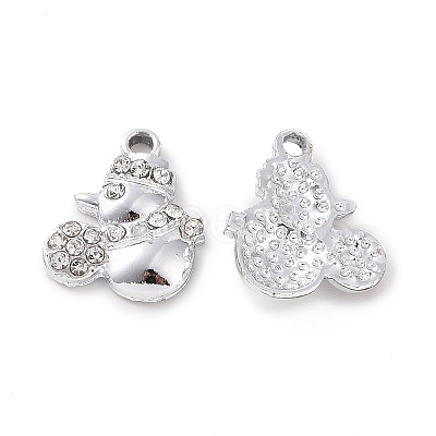 Alloy Crystal Rhinestone Pendants ALRI-C008-40P-1