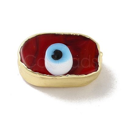 Handmade Evil Eye Lampwork Beads LAMP-D016-02LG-05-1