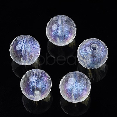 Transparent Acrylic Beads OACR-N008-107-1