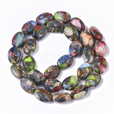 Synthetic Imperial Jasper Beads Strands G-S366-020-1