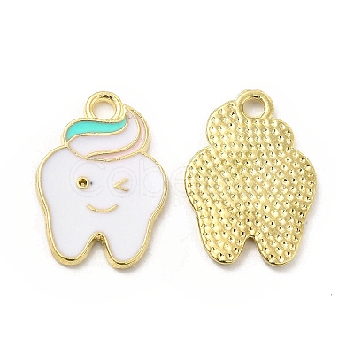 Alloy Enamel Pendants ENAM-J650-09G-01-1