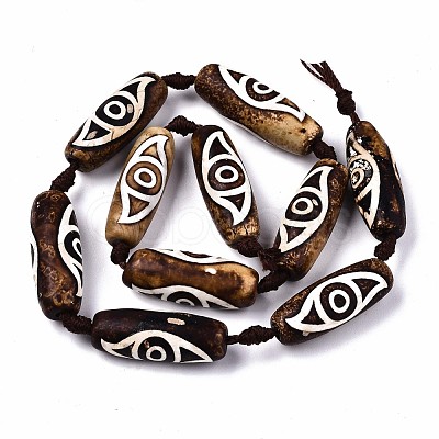 Tibetan Style dZi Beads G-S359-255B-1