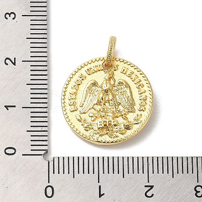 Brass Pendants KK-Z033-18G-1