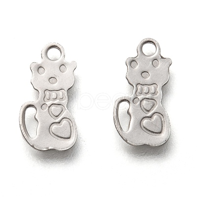 Non-Tarnish 201 Stainless Steel Charms STAS-B001-43P-1