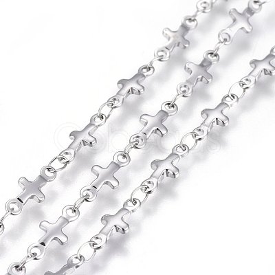 Tarnish Resistant 304 Stainless Steel Link Chains STAS-P219-41-1